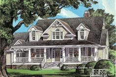 this is an artist's rendering of the country house