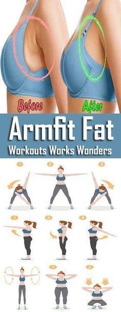 10 Exercises to Get Rid of Back and Armpit Fat in 20 Minutes – Health and Remedies Latihan Dada, Modele Fitness, Armpit Fat, Latihan Yoga, Trening Fitness, Formda Kal, Trening Abs, Yoga Photography, Belly Fat Workout