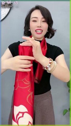 In this #ytshorts #tutorial Easy Silk Scarf Tie Methods | How to tie a scarf? P3240123 around the neck #shorts #scarf #scarfwearing #scarffashion #scarftie -... Square Scarves How To Wear, How To Tie A Scarf Like A Tie, Tie Large Square Scarf, How To Tie A Scarf Around Your Neck Tutorials, Long Narrow Scarf Tying, How To Make A Flower With A Scarf, Silk Scarf How To Tie, Neck Scarf Tying Tutorials, How To Wear Neck Scarf