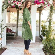 Embrace bohemian elegance with the Anna-Kaci Embroidered Floral Butterfly Duster Cover Up Cardigan. This long maxi duster cardigan features intricate embroidery and a sheer lace design, providing the perfect blend of modesty and allure for any occasion. With its loose fit, open front, and extra-large armholes, it flatters all body types and adds a dramatic, flowy touch to your outfit. Butterfly Crochet, Drop Shoulder Cardigan, Floral Butterfly, Duster Cardigan, Intricate Embroidery, Long Maxi, Lace Design, Sheer Lace, Front Open