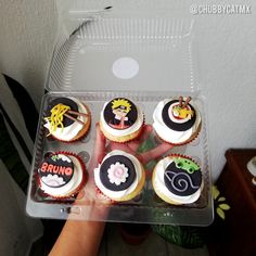 Naruto cupcakes anime ramen Birthday Magic, Anime Birthday, Food Cupcakes, Birthday Things, Anime Food, Cute Birthday Cakes, Birthday Cakes