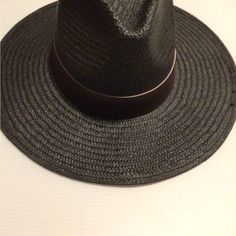 Gorgeous Hat Straw With Brown Leather Band One Size Adjust Within, No Gold Wyeth Logo On This Band Please Note, Also Band Is A Bit Thicker Brown Leather Than Stock Pic Gorgeous! Wyeth Blue, Wide Brim Straw Hat, Rancher Hat, Black Baseball Cap, Classic Hats, Cowgirl Hats, Brim Hat, Logo Color, Vintage Wool