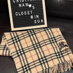 Great Condition! Minor Signs Of Wear Made In London, Uk Description: Material: 100% Wool Size: 39” L X 23.5” W Fringe Accessories, Burberry Plaid, Burberry Classic, Burberry Scarf, Burberry Vintage, Blanket Shawl, Burberry Accessories, Vintage Burberry, Checked Scarf