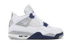 Jordan 4 Retro Midnight Navy DH6927-140 Size 11.5 BRAND NEW. READY TO SHIP Jordan 4 Midnight Navy, Jordan 4 White Cement, Jordan 4 White, Basketball Silhouette, Jordan 4’s, Jordan Retro 4, Tinker Hatfield, Jordan 4s, White Cement