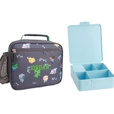 Our lunch boxes are designed to fit our reusable bento boxes, keeping homemade lunches fresh and snacks compartmentalized. Equal parts sturdy and stylish, this set of two is a school-day must-have! DETAILS THAT MATTER Lunch box shell is woven of tough 600-denier polyester. Bento Box is made of a durable plastic and has 5 compartments to keep food separate. KEY PRODUCT POINTS Classic lunch box features a molded interior and easily wipes clean. Bento box fits neatly into the Classic lunch box. Col Functional Rectangular Lunch Box For Back To School, Functional Rectangular Lunch Box For Storage, Blue Lunch Box For Back To School Gift, Functional Rectangular Lunch Box For School, Functional School Lunch Box, Functional Rectangular School Lunch Box, Homemade Lunch, Cold Pack, Pack Lunch