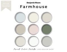 the beach house paint colors are shown here