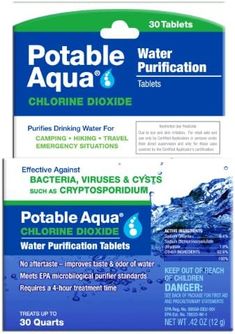 Amazon.com : Potable Aqua Water Purification, Water Treatment Tablets - 50 count Bottle : Camping Water Purifiers : Sports & Outdoors Doomsday Preppers, Portable Water Filter, Backpacking Camping, Contaminated Water, Clean Drinking Water, Hiking Backpacking