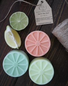 These citrus shaped bars are available individually or as a bundle of 3 - which makes them perfect for gifting to someone who is simply "the zest"! Citrus Soap, Citrus Scent, Sweet Orange, Lemon Lime