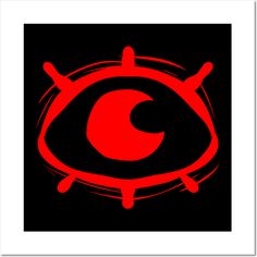 a black and red logo with the letter c in it's center, on a black background