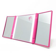 Barbie™ Trifold Mini LED Makeup Mirror Mirrored Vanity Table, Led Makeup Mirror, Buy List, Panoramic View, Makeup Application, Gift Card Sale, Tri Fold, Hotel Room, Makeup Mirror