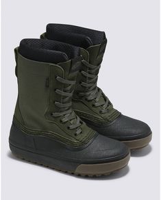 Casual Green Durable Boots, Functional Green Waterproof Boots With Round Toe, Functional Green Boots For Outdoor Work, Sporty Green Waterproof Durable Boots, Durable Casual Nylon Boots, Durable Nylon Casual Boots, Functional Green Boots With Round Toe, Functional Green Waterproof Adventure Boots, Green Waterproof Boots For Winter Outdoor Activities