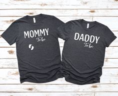 Mommy and Daddy To Be Matching Shirt, Pregnancy Announcement T-Shirt, Cute Baby Shower Tee, New Mom Dad Shirt, Funny Pregnant Gift for Mama, Daddy To Be Shirt,Mommy To Be Shirt,Pregnancy Announce,Baby Shower Shirt,New Mom T-Shirt,Funny Gift for Mama,Cute New Dad Shirt,Funny Pregnant Gift,Gift For Pregnancy,Gift For New Mom,New parents shirt,Future Mama Shirt,Future Daddy Shirt  Hello! Welcome to my store, I'm delighted to see you here. My store's main goal is to make you happy. I see you as a fr Baby Shower Shirts, Mommy Shirts, Funny Dad Shirts, Pregnancy Humor, Pregnancy Gifts, Mama Shirt, New Mom, Look Plus, Gifts For New Moms