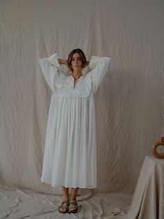 ROMANTIC BOHO DRESS Lace Bohemian Edwardian Victorian Peasant - Etsy Indonesia White Long Sleeve Maxi Dress With Gathered Sleeves, Cottagecore Maxi Dress With Ruffles For Daywear, Cottagecore Ruffled Maxi Dress For Daywear, White Maxi Dress With Gathered Sleeves, Flowy Boho Dress For Daywear, Flowy Prairie Dress For Daywear, White Spring Maxi Dress For Gatherings, White Maxi Dress For Spring Gatherings, Spring White Maxi Dress For Gatherings