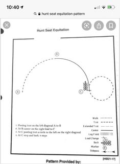 a screen shot of a basketball court with instructions on the side and an arrow pointing to it