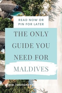 the only guide you need for maldives read now or pin for later