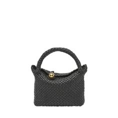 Bottega Veneta "Tosca" top handle bag in  intreccio leather  Top handles Crossbody strap Can be worn as a top handle or crossbody bag  Fold-over flap top with toggle closure  Approx. 6.5"H x 7.9"W x 2.8"D Made in Italy Bottega Veneta Bag, Handle Bag, Crossbody Strap, Bottega Veneta, Top Handle, Crossbody Bag, Top Handle Bag, Tops Designs, Handles