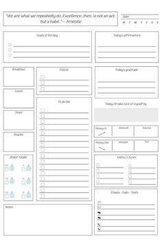 Do you need a simple, yet effecient tool to plan your day ? Check out our ADHD daily planner to organize, track and stay focused all day long ! This planner is perfect to increase your productivity level. It is an instant download and it can be printed or use it digitally. Let us know if it was helpful ! Study Planning, Diy Bullet Journal, Daily Planner Ideas, Free Planner Templates, Homework Planner, Daily Planner Printables Free, Free Daily Planner, Daily Schedule Planner, Student Planner Printable