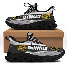 Dewalt Running Shoes Ver 4 Lightweight construction with breathable mesh fabric provides a comfortable and flawless fit. Casual Synthetic Sneakers With Impact Resistance, Casual Shock Resistant Running Shoes For Streetwear, Black Shoes Men, Mens Shoes Black, Expressive Fashion, Black Shoes Women, White Shoes Women, Trendy Tee, Classic Silhouette