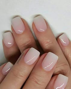 Unghie Sfumate, Gel Pedicure, Romantic Nails, Wedding Nails Design, Popular Nails, Neutral Nails, Dipped Nails, Beautiful Nail Art, Short Acrylic Nails