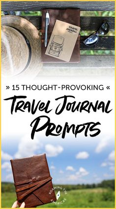 the front cover of a travel journal