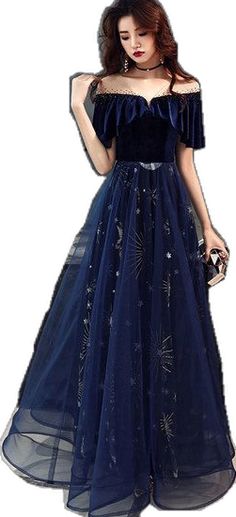 Blue Tulle Ball Gown For Homecoming, Blue Tulle Ball Gown For Prom, Blue Tulle Gown For Homecoming, Blue Prom Gown With Tulle Skirt, Blue Tulle Skirt Prom Gown, Blue Tulle Skirt Gown For Prom, Blue Tulle Skirt Evening Dress, Blue Tulle Prom Evening Dress, Blue Formal Gown With Tulle Skirt