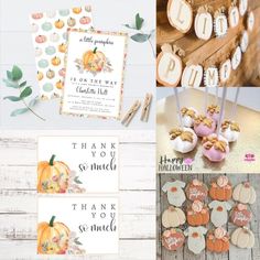 pumpkin themed baby shower and thank you so much