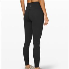 Wunder Under High-Rise Legging Tights 25" Full-On Luxtreme, Black Size 4. 7/8s New With Tags! Workout Leggings High Waisted, Lululemon Align Leggings, Lululemon Align Pant, Lululemon Pants, High Waist Fashion, Maternity Pants, Lululemon Align, High Rise Leggings, Lululemon Leggings