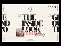 the inside look book is open to reveal an image