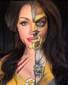 Belle Makeup, Fantasy Make-up, Halloween Make-up Looks, Special Fx Makeup, Disney Makeup, Theatrical Makeup, Character Makeup, Belle Disney, Special Effects Makeup