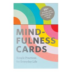 Mindfulness Cards, Cards Simple, Easy Meditation, Mindfulness Exercises, Question Cards, The Emotions, Daily Gratitude, Chronicle Books, Unique Holiday Gifts