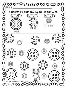 a worksheet with buttons and numbers