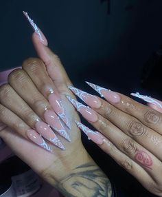 Easy Nail Designs For Beginners, Nail Art Designs Valentines, Nail Art Designs Valentines Day, Nail Designs For Beginners, Easy Nail Designs, Acrylic Nails Stiletto, Easy Nail Art Designs, Long Stiletto Nails