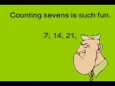 a green background with an image of a man's face and the words counting sevens is such fun