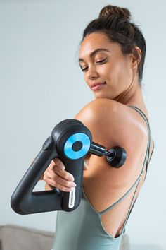 How to use the Theragun, aka a massage gun, at home for sore muscles. Muscle Tension Relief, Fitness Gadgets, Self Massage, Fit Board Workouts