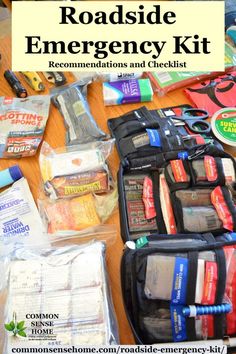 Roadside Emergency Kit, Survival Bag, Survival Quotes, Survival Techniques, Emergency Supplies, Car Kit