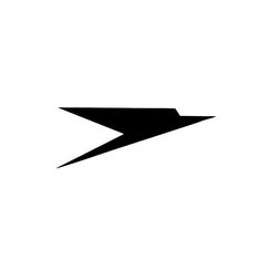 an arrow is shown in black on a white background