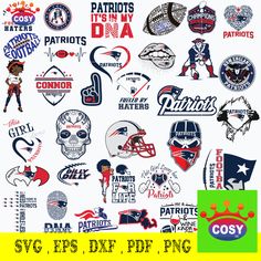 the new england football team stickers are available in various sizes and colors, including