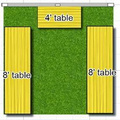 an image of the measurements for a garden table