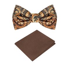 Timeless Elegance Redefined: The Captivating Paisley Bow Tie Collection Step into a world where style meets artistry, where colors blend seamlessly and patterns whisper stories of tradition and allure – introducing the Paisley Bow Tie Collection. With shades of brown that evoke warmth and sophistication, this bow tie boasts a detailed paisley pattern that weaves an intricate narrative of timeless charm. Available as both pre-tied and self-tie bow ties, this collection invites you to embrace the Elegant Multicolor Formal Sets, Elegant Brown Party Sets, Elegant Multicolor Brocade Fabric, Elegant Multicolor Silk Fabric, Elegant Multicolor Silk Set, Fitted Formal Brocade Fabric, Formal Fitted Brocade Fabric, Elegant Festive Multicolor Sets, Elegant Multicolor Sets For Festive Occasions