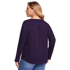 Elevate your wardrobe with the WhizMax Women's Plus Size Lace Pleated Shirt. This elegant blouse combines style and comfort, perfect for any casual or summer occasion.

- **Material:** High-quality blend of polyester and spandex
- **Color:** Captivating purple
- **Size:** Available in 5XL
- **Design:** Features a round neck, short sleeves, and a loose, flowing silhouette with delicate lace and pleated details
- **Gender:** Female
- **Age Group:** Adult

Ideal for those who value both fashion and Casual Long Sleeve Rayon Tops, Casual Viscose Blouse, Casual Viscose Shirt For Fall, Casual Purple Blouse For Work, Casual Purple Workwear Blouse, Blouse Summer, Tunic Tops Casual, Plus Size Lace, Pleated Shirt