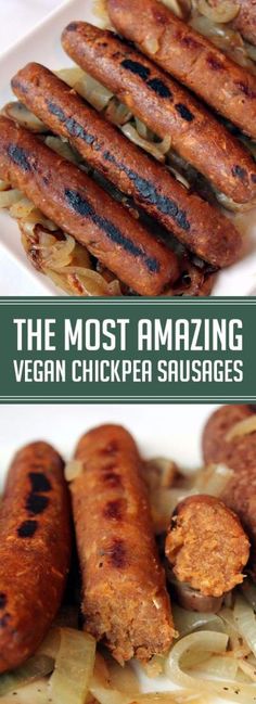 the most amazing vegan chicken sausages