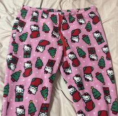 Kuromi Clothes, Hair Fails, Christmas Pajama Pants, Hello Kitty Christmas, Hello Kitty Halloween, Christmas Pjs, Pj Pants, Hello Kitty Pictures