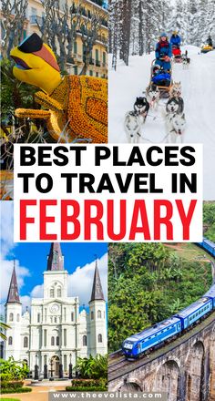 the best places to travel in february