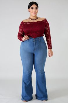 Janet Curve Jeans - Slay Brand llc Jean On Jean Outfit Denim, Size 16 Fashion, Cut Out Jeans, Chubby Fashion, Denim Jeans Fashion, Queen Fashion, Bodysuit Dress, Curve Jeans, High Waist Denim