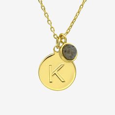 Included: 1 Necklace(s)Features: Coin Jewelry, Initials, Nickel Free, Adjustable, PersonalizedJewelry Closure: Lobster ClaspLink Construction: SemisolidShape: RoundStone Cut: RoundStone Millimeter Measurement: 4 Mm Length, 4 Mm WidthMetal Color: Gold ToneChain Length: 16 InchChain Width: 1.2 MillimetersChain Gauge: 015Extender Length: 2 InchPendant Length: 10mmPendant Width: 10mmChain Construction: LinkCare: Wipe CleanStone Type: 1 Genuine AmazoniteMetal: 14k Gold Over BrassNecklace Type: Pendan Adjustable 14k Gold Necklaces For Personalized Gift, Adjustable Yellow Gold Necklaces With Initials, Adjustable Yellow Gold Initials Necklace, Adjustable Yellow Gold Initial Pendant Charm Necklace, Adjustable Yellow Gold Initial Pendant Charm Necklaces, Adjustable Personalized Yellow Gold Charm Necklaces, Adjustable Yellow Gold Necklace For Personalized Gift, Personalized Adjustable Yellow Gold Necklaces, Gold Minimalist Birthstone Necklace With Initial Pendant