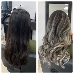 Black To Dark Blonde Hair, Black To Blonde Highlights, Blonde Highlights Dark Eyebrows, Hair Color Ideas For Brunettes For Summer 2023, Heavy Highlights On Dark Hair Brown, Hilight Hair Colors Dark Brown, Dimensional Ash Blonde Balayage, Full Head Of Foils On Brown Hair, Full Blonde Highlights On Dark Hair