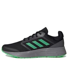 Adidas Galaxy 5 Shoes 'Core Black / Screaming Green' H04597 (SNKR/Cozy/Wear-resistant) Adidas Galaxy 5, Cozy Wear, Stylish Sneakers, Scream, Perfect Pair, Your Perfect, Adidas, Sneakers, Green