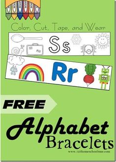 a book cover with the words free alphabet braces