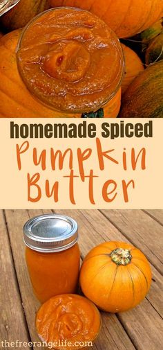 homemade spiced pumpkin butter is the perfect way to use up those leftover ingredients