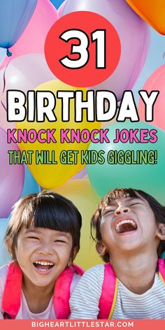 Add some belly laughs to your kid's birthday with these knock knock jokes funny and perfectly hilarious for kids! These funny jokes are great for games, keeping everyone entertained, and making the party unforgettable. Whether you're looking for fun icebreakers or something to keep the kids laughing, these jokes are a hit. Best Knock Knock Jokes, Kid Jokes Funny, Jokes That Are Actually Funny, Funny Jokes To Tell, Kid Friendly Jokes. Kid Jokes Funny, Jokes Funny Can't Stop Laughing, Best Knock Knock Jokes